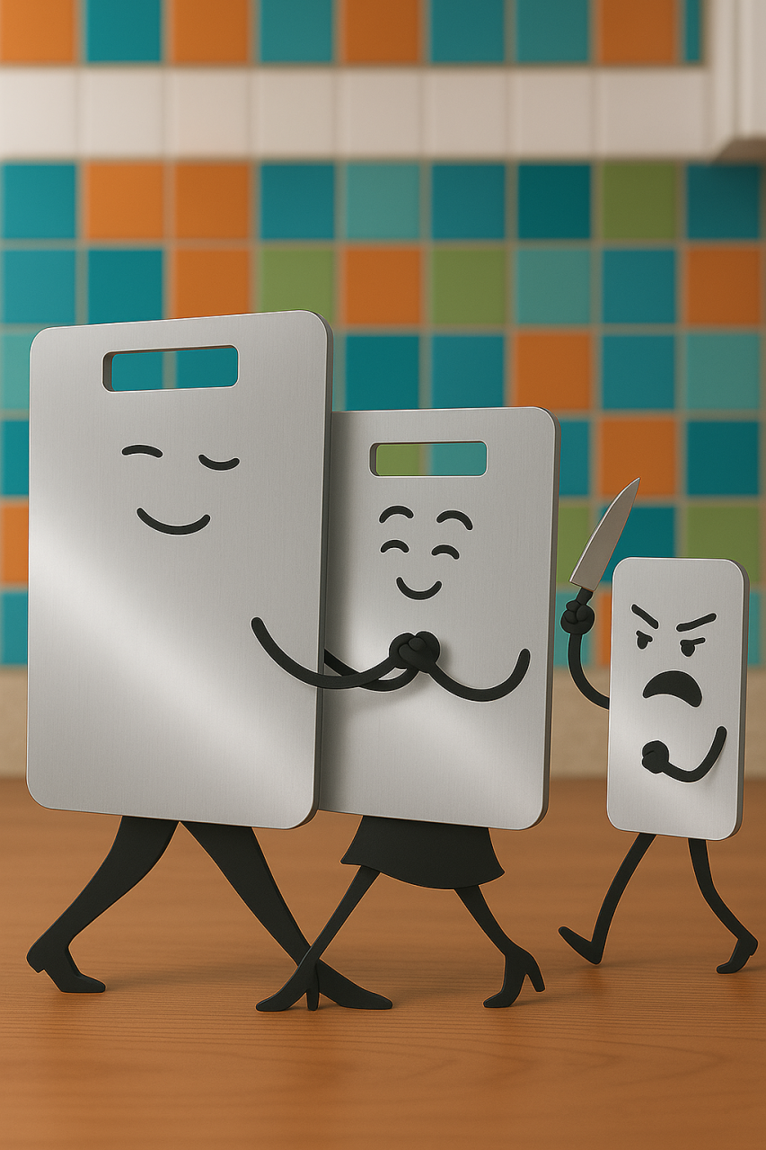 Sadelikten Doğan Güç: Paslanmaz Çelik Kesme Tahtası