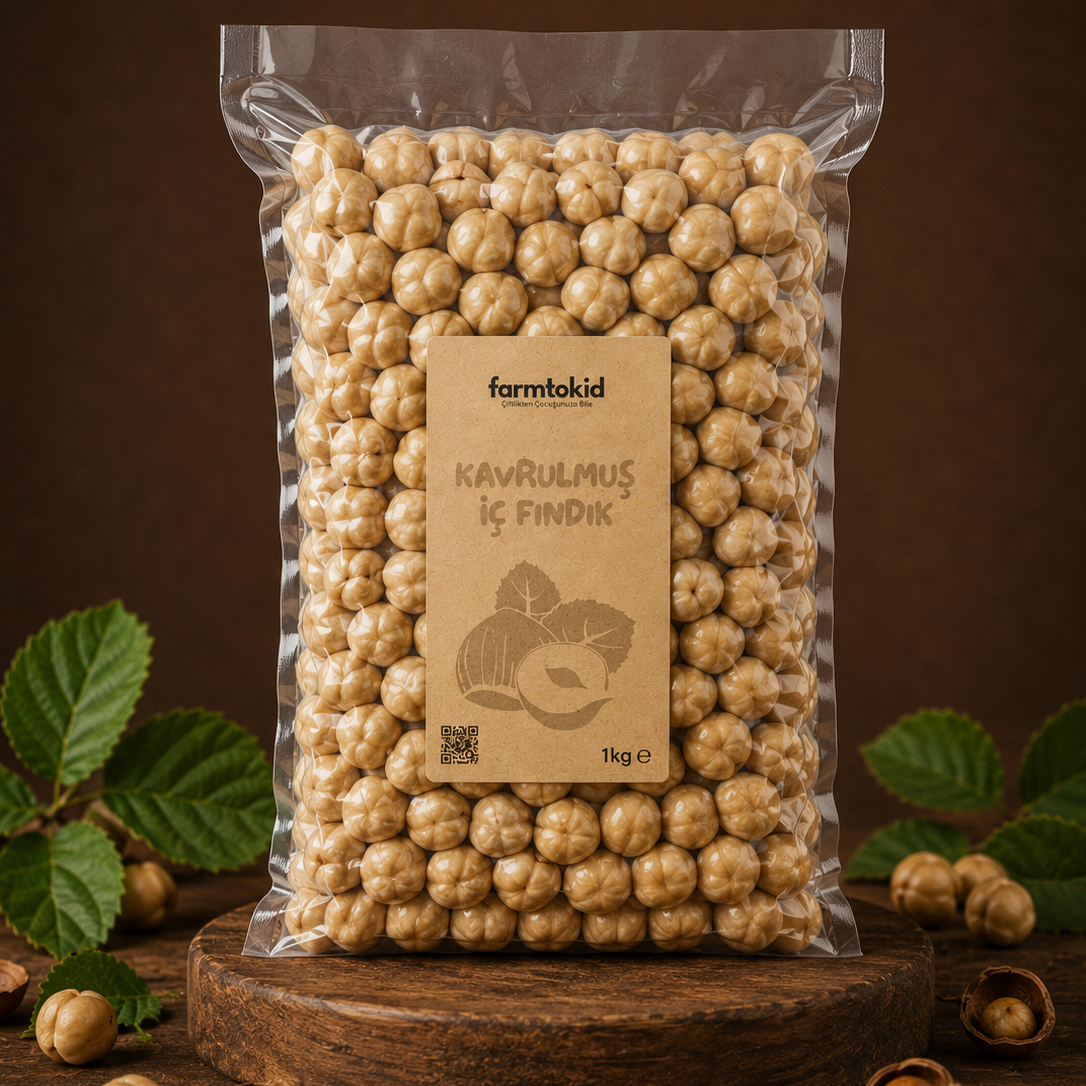 Kavrulmuş Fındık 1 Kg Büyük Boy