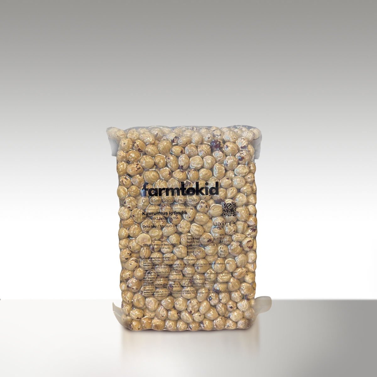 Kavrulmuş Fındık 1 Kg Büyük Boy