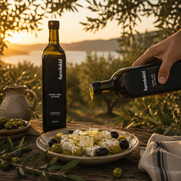 Soğuk Sıkım Natürel Sızma Zeytin Yağı Gömeç-0,5 Lt