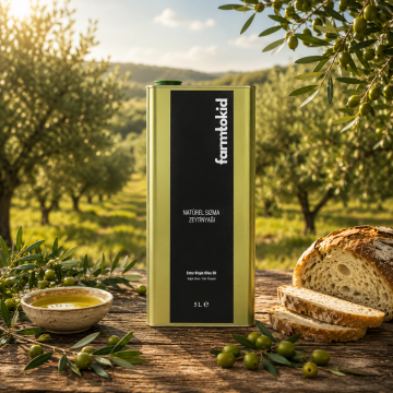 Soğuk Sıkım Natürel Sızma Zeytin Yağı Gömeç-5 Lt