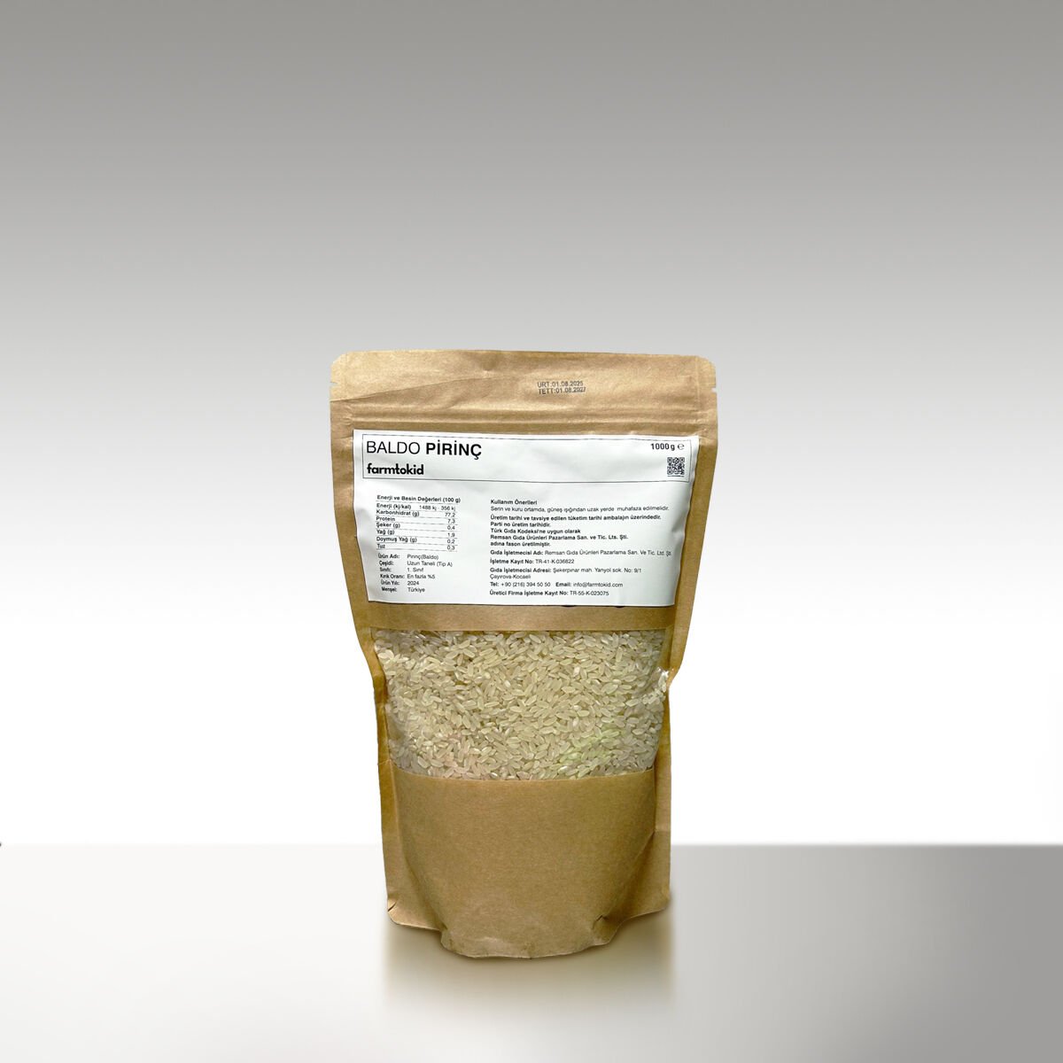 Farmtokid Baldo Pirinç 1 Kg