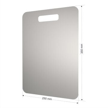 Paslanmaz Çelik Kesme Tahtası 25cmx35cm – 316 Kalite