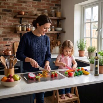 Paslanmaz Çelik Kesme Tahtası  20cmx30cm - 316 Kalite