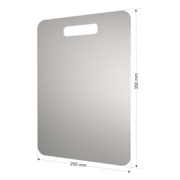 Paslanmaz Çelik Kesme Tahtası 25cmx35cm – 304 Kalite