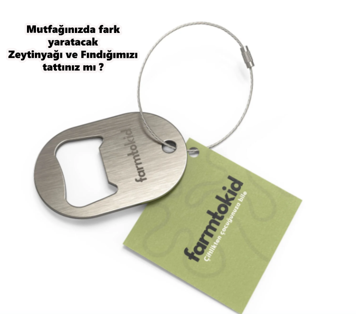 Paslanmaz Çelik Anahtarlık & Açacak 304 Kalite