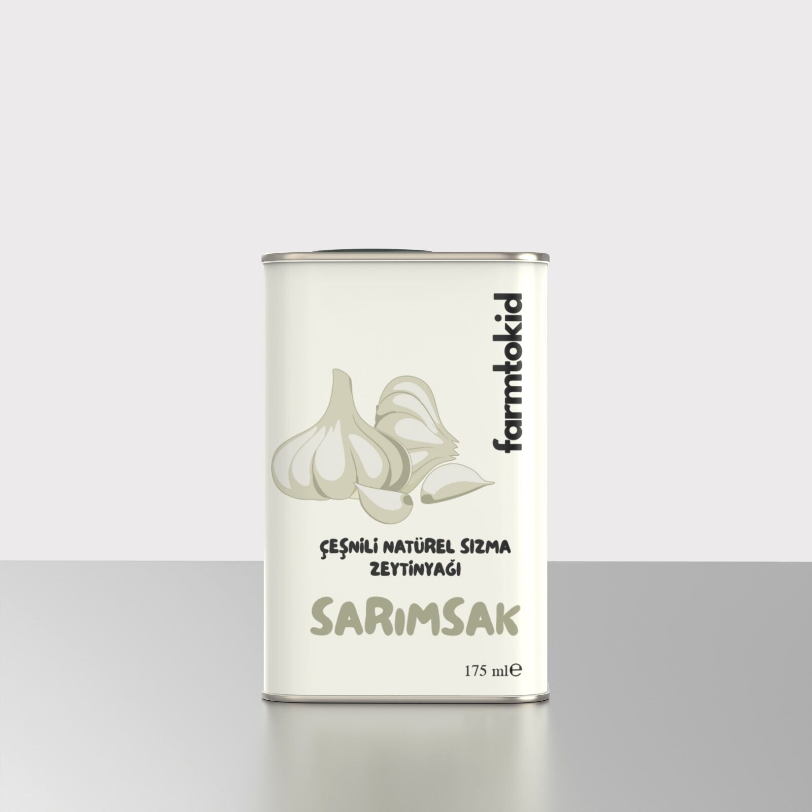 Sarımsak Çeşnili Natürel Sızma Zeytinyağı 175 ml