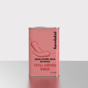 Tatlı Kırmızı Biber Çeşnili Natürel Sızma Zeytinyağı 175 ml