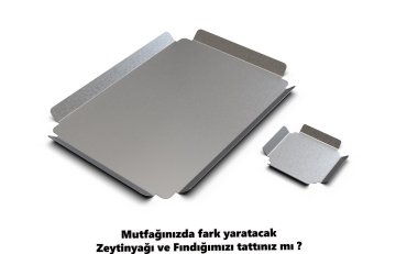 Paslanmaz Çelik Sunum Tepsisi 24x34 cm - 304 Kalite