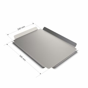 Paslanmaz Çelik Sunum Tepsisi 24x34 cm - 304 Kalite