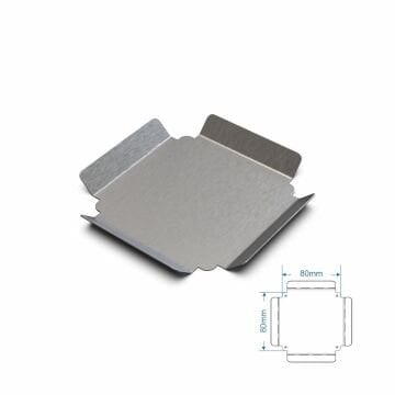 Paslanmaz Çelik Sunum Tepsisi 8x8 cm - 304 Kalite