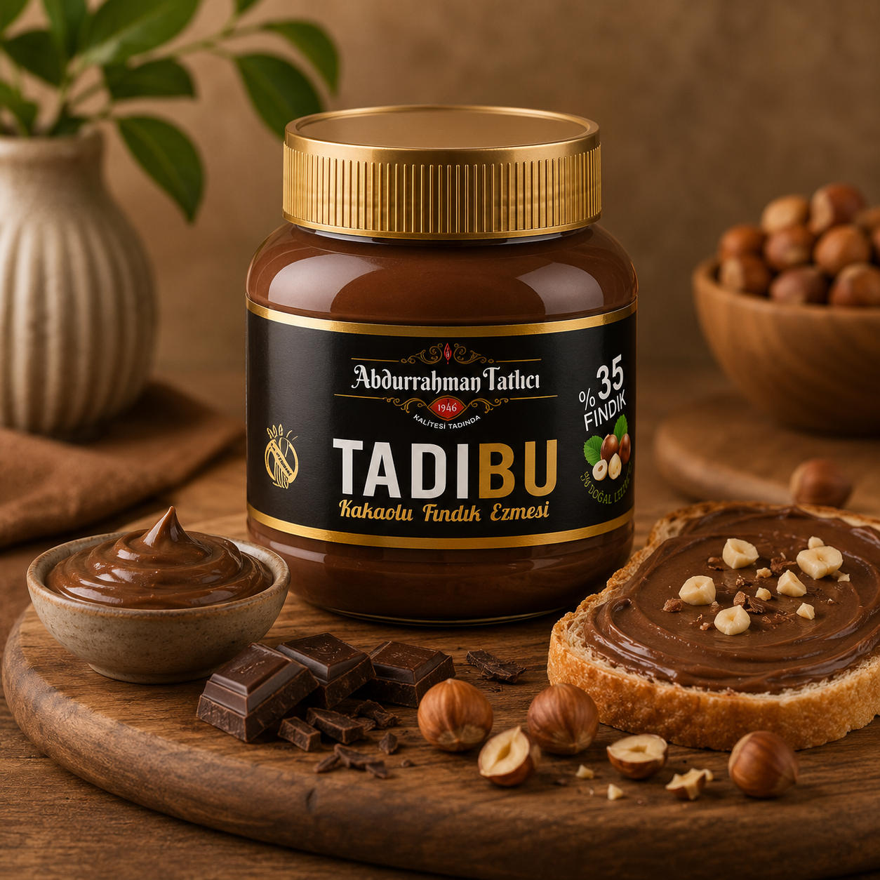 Tadıbu Kakaolu Fındık Ezmesi 330 Gr