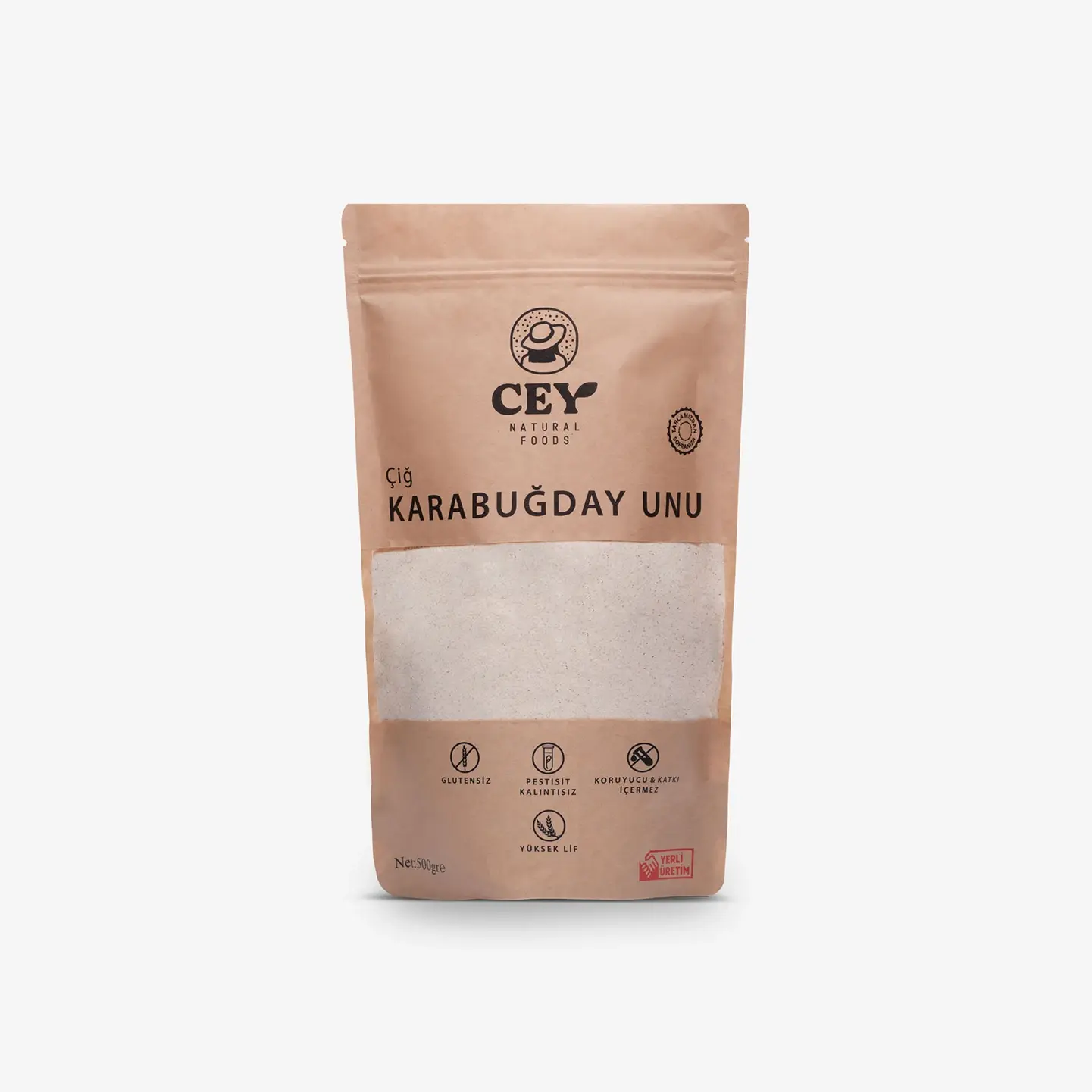 Organik Karabuğday Unu - Glutensiz 500 Gr