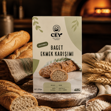 Organik Ekmek Karışımı Glutensiz – 220 gr