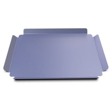 Renkli Metal Sunum Tepsisi 24x34 cm