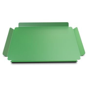 Renkli Metal Sunum Tepsisi 24x34 cm