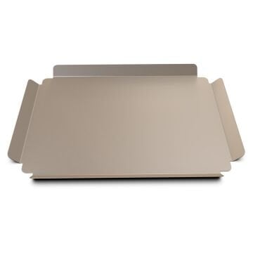 Renkli Metal Sunum Tepsisi 24x34 cm