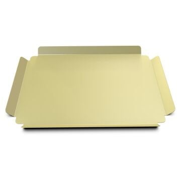 Renkli Metal Sunum Tepsisi 24x34 cm