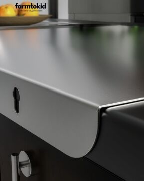 Paslanmaz Çelik Tezgahlık – Çift Yüzey 60x60cm - 304 Kalite