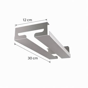 Paslanmaz Çelik Dolap İçi Kadeh Askılığı - 304 Kalite Tekli