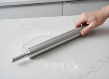 Paslanmaz Çelik Merdane 59 cm 70 mm Çap - 2,5 Kg - 304 Kalite