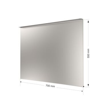 Paslanmaz Çelik Tezgahlık – Çift Büküm 55x70 cm – 304 Kalite