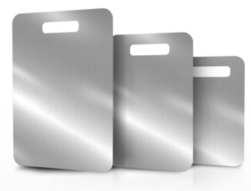 Paslanmaz Çelik Kesme Tahtası 3'lü Set – 304 Kalite