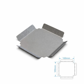 Paslanmaz Çelik Sunum Tepsisi 10x10 cm - 304 Kalite