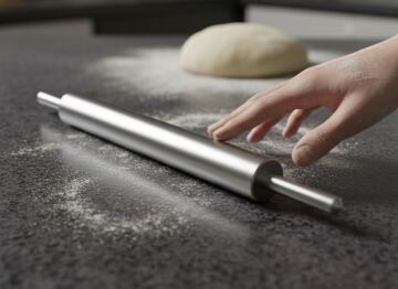 Paslanmaz Çelik Merdane 59 cm 50 mm Çap - 2,2 Kg - 304 Kalite