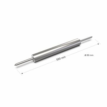 Paslanmaz Çelik Merdane 59 cm 50 mm Çap - 2,2 Kg - 304 Kalite