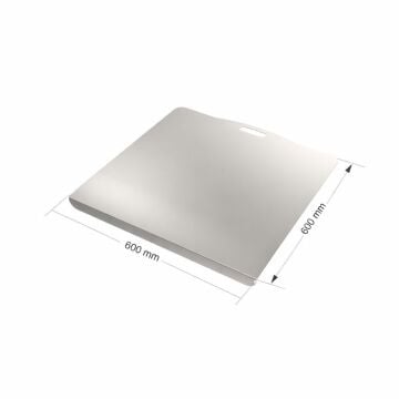 Paslanmaz Çelik Tezgahlık – Tek Büküm 60x60cm - 304 Kalite Outlet Ürün