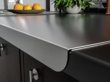Paslanmaz Çelik Tezgahlık – Tek Büküm 60x60cm - 304 Kalite Outlet Ürün