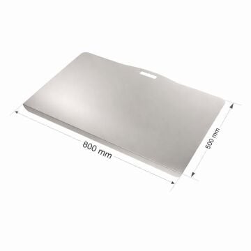 Paslanmaz Çelik Tezgahlık – Çift Yüzey 50x80cm - 316 Kalite Outlet Ürün