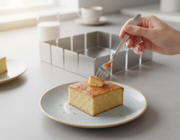 Paslanmaz Çelik Kek ve Pasta Kalıbı 20x20cm - 304 Kalite