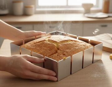 Paslanmaz Çelik Kek ve Pasta Kalıbı 20x20 cm – 5 cm Yükseklik – 304 Kalite