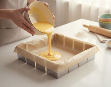 Paslanmaz Çelik Kek ve Pasta Kalıbı 20x20 cm – 5 cm Yükseklik – 304 Kalite