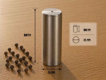 Paslanmaz Çelik Karabiberlik 90 mm – 304 Kalite