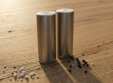 Paslanmaz Çelik Tuzluk 50 mm – 304 Kalite