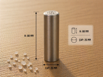 Paslanmaz Çelik Tuzluk 88 mm – 304 Kalite